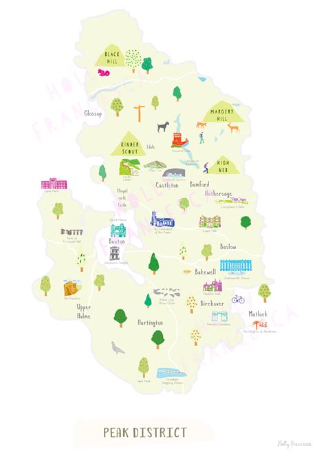 Peak District National Park Map