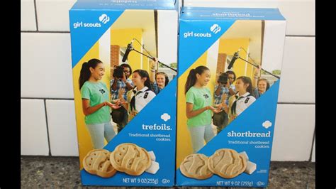 Girl Scout Cookies: Trefoils vs Shortbread Blind Taste Test - YouTube