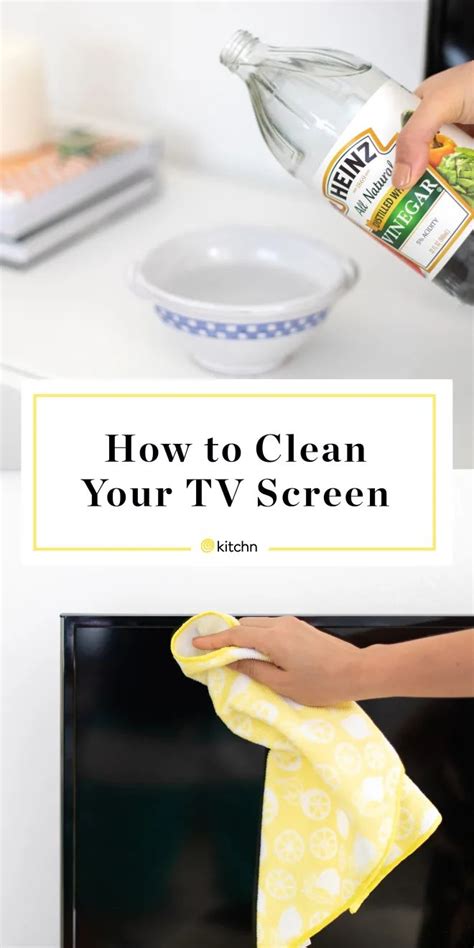 How To Clean Your TV Using Things You Already Have on Hand | Clean tv screen, Clean flat screen ...