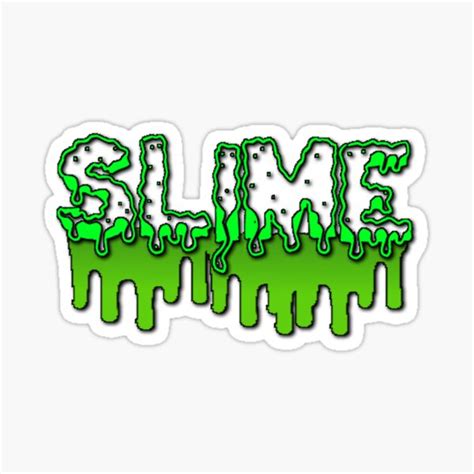 "Dripping Slime" Sticker for Sale by dotPasha | Redbubble