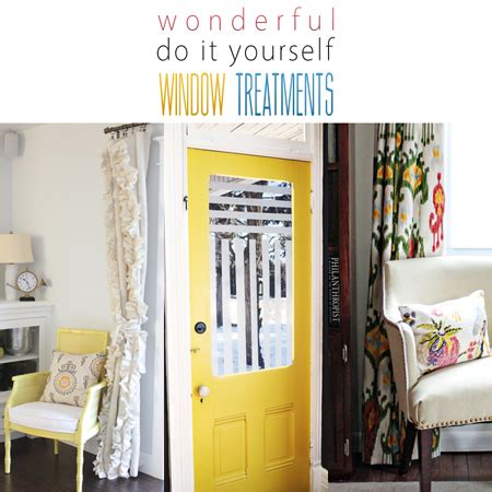 Wonderful DIY Window Treatments - The Cottage Market