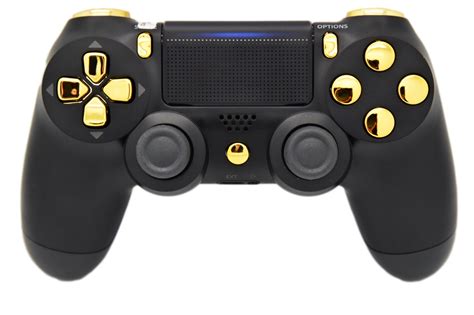 Black & Gold PS4 Controller