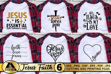 Jesus SVG Bundle Christian Tshirt SVGs Faith SVG Jesus SVGs (1025274 ...