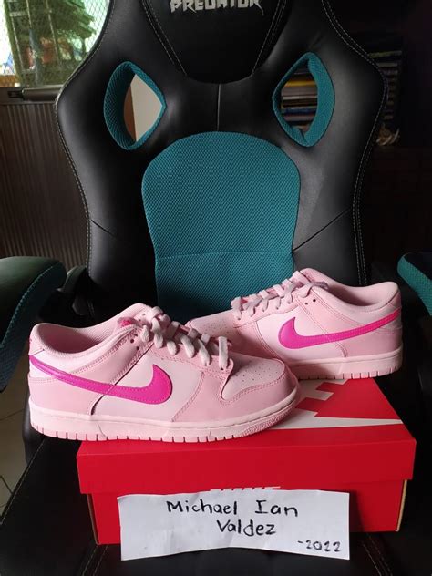 Nike Dunk Low Triple Pink "Barbie", Women's Fashion, Footwear, Sneakers on Carousell