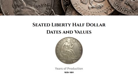 Seated Liberty Half Dollar Key Dates & Values (1839-1891)