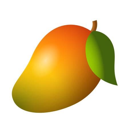 Mango icon in Emoji Style