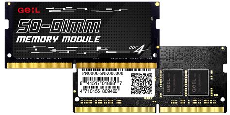 GeiL Unveils 64 GB DDR4-3200 SO-DIMM Kit, 2 x 32 GB