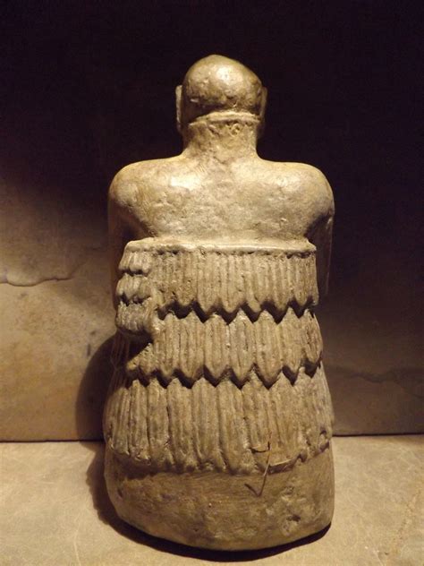 Sumerian temple statue - Mesopotamia - Replica of rare ancient sculpture artifact