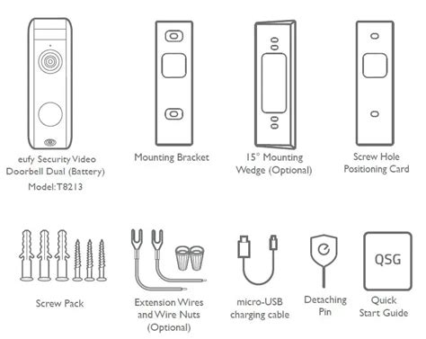 eufy E8213 Security Video Doorbell Dual Camera User Guide