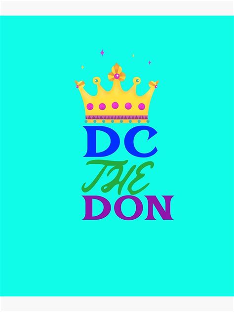 "Dc the don 2020" Poster for Sale by FashionTrends9 | Redbubble