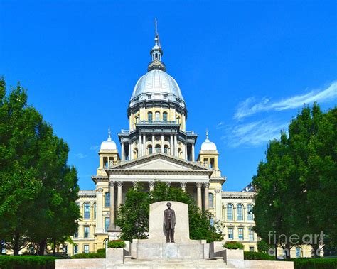 Illinois State Capitol Building on Route 66 Photograph by Catherine ...