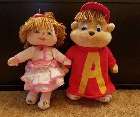 Vintage-1990 Alvin &the Chipmunks Plush-Brittany Chipette Rag Doll ...