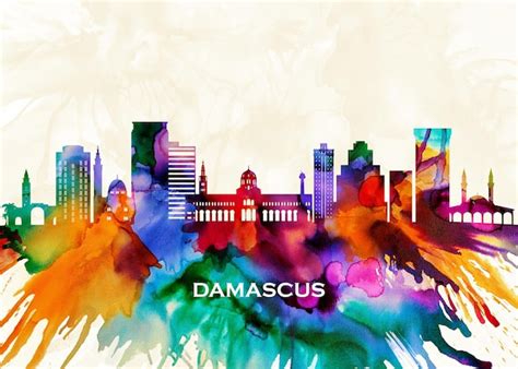 Premium Photo | Damascus skyline