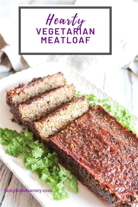 Easy Veggie Meatloaf with a Vegan Option (made with real fresh v