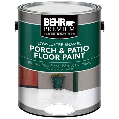 BEHR Premium 1 gal. Deep Base Low-Luster Exterior Porch and Patio Floor ...