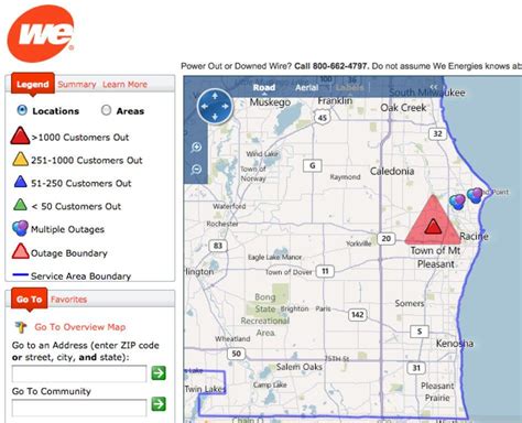 Update: WE Energies Outage Corrected for Mount Pleasant Residents ...