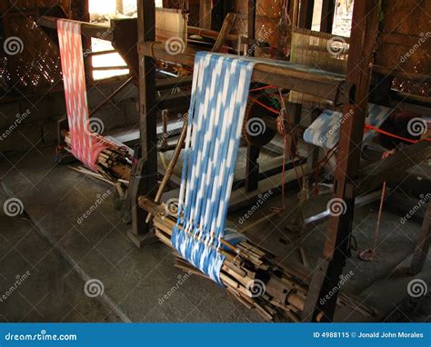 Traditional Weaving Looms stock image. Image of fabric - 4988115