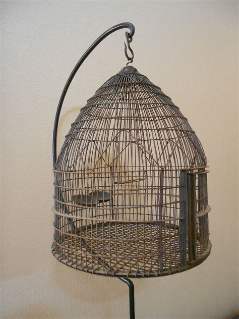 Hanging Metal Bird Cage | Vintage bird cage, Hanging bird cage, Antique ...