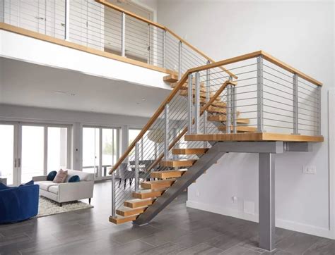 Floating stairs | Mono Stringers, Open Riser Stairs, & Floating Stair Kits | Viewrail