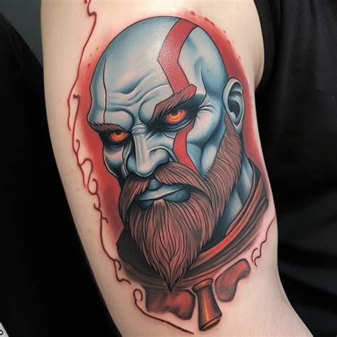 57 Kratos Tattoo Ideas - TattooClue.com