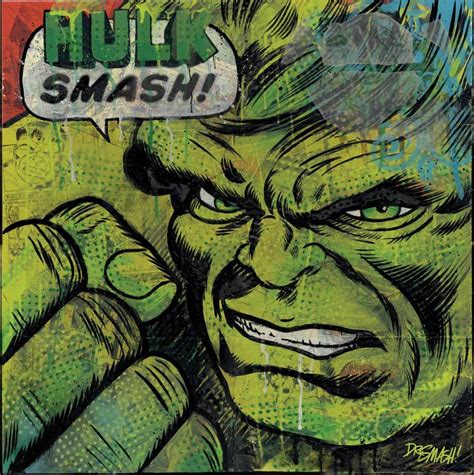 Hulk Smash! Painting by Dr Smash | Saatchi Art