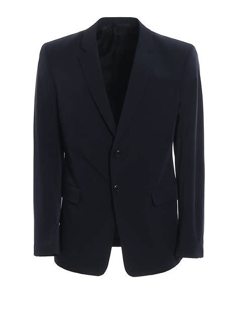 Prada Tech Poplin Suit In Dark Blue | ModeSens