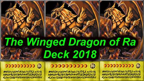 【YGOPRO】THE WINGED DRAGON OF RA DECK 2018 - YouTube