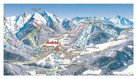 Detailed piste map of Seefeld Ski Resort - 2009 | Tyrol | Austria ...