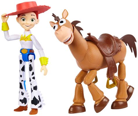 Disney and Pixar Toy Story Jessie and Bullseye 2-Pack Character Figures ...