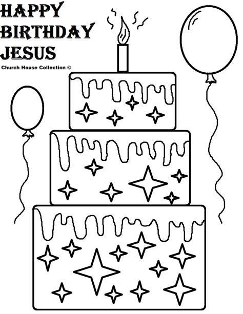 Church House Collection Blog: Happy Birthday Jesus Coloring Pages