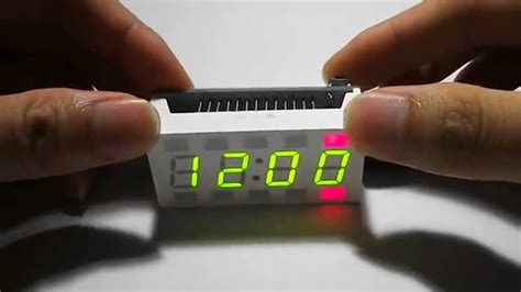 Creative Simple 4-digit DIY Digital LED Clock Kit White Desktop ...