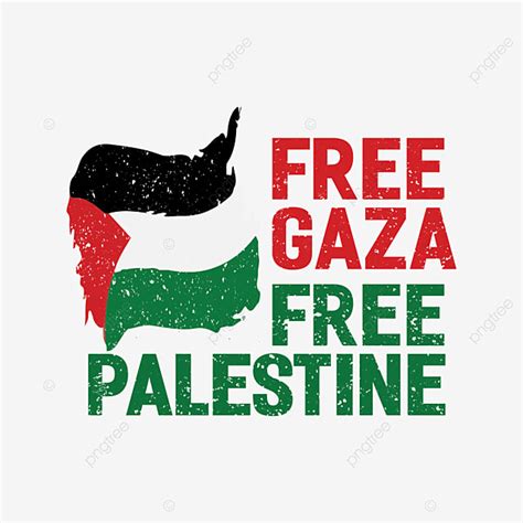 Free Palestine Vector Hd PNG Images, Free Gaza Palestine, Fight, Free ...