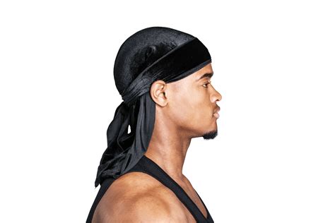 Black Velvet Color Du Rag- -Wave Cap - Walmart.com - Walmart.com