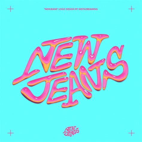 NewJeans Blue Cover / Cred: Imstildreaming on Twitter Jeans Logo, Logo Design, Neon Signs ...