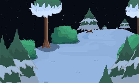 Pixilart - Snowdin Forest by AzzyDreemurr