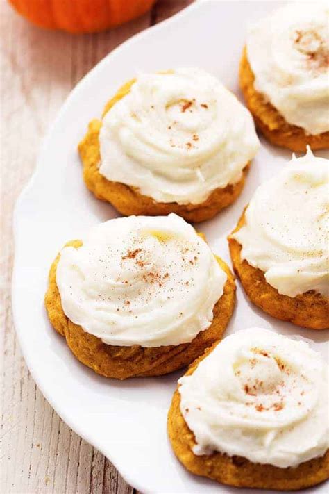 Melt in your Mouth Pumpkin Cookies with Cream Cheese Frosting | The ...