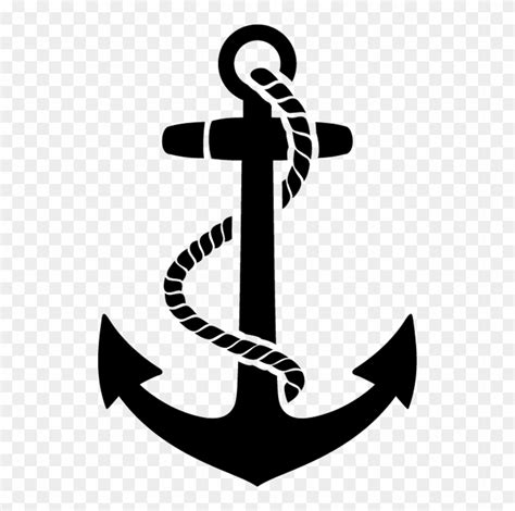 Boat Anchor Wall Sticker - Us Navy Anchor Logo - Free Transparent PNG Clipart Images Download