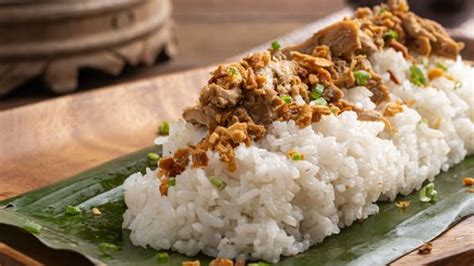 Chicken Pastil Recipe with Chicken Rice