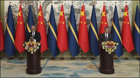 China restores diplomatic relations with Nauru after latter severs ties ...