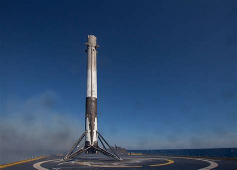 SpaceX Releases More Images of the Falcon 9 First Stage Landing - SpaceRef