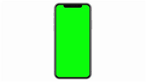 Phone Template Green Screen