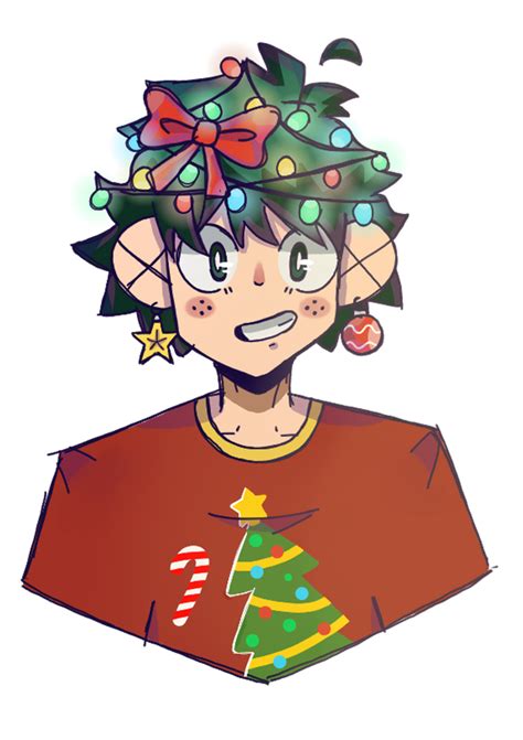 Christmas Deku by patchwxrkk on DeviantArt