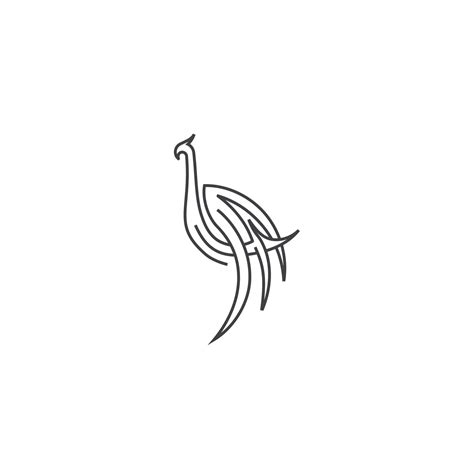 Peacock. Vector logo icon template 16223622 Vector Art at Vecteezy