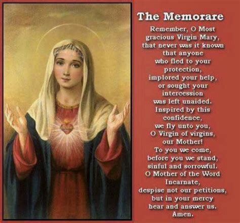 Prayer for Devotions: The Memorare