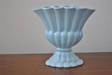 Vintage Beswick Ware Blue Ruffled Vase Made In England | Etsy | Vase ...