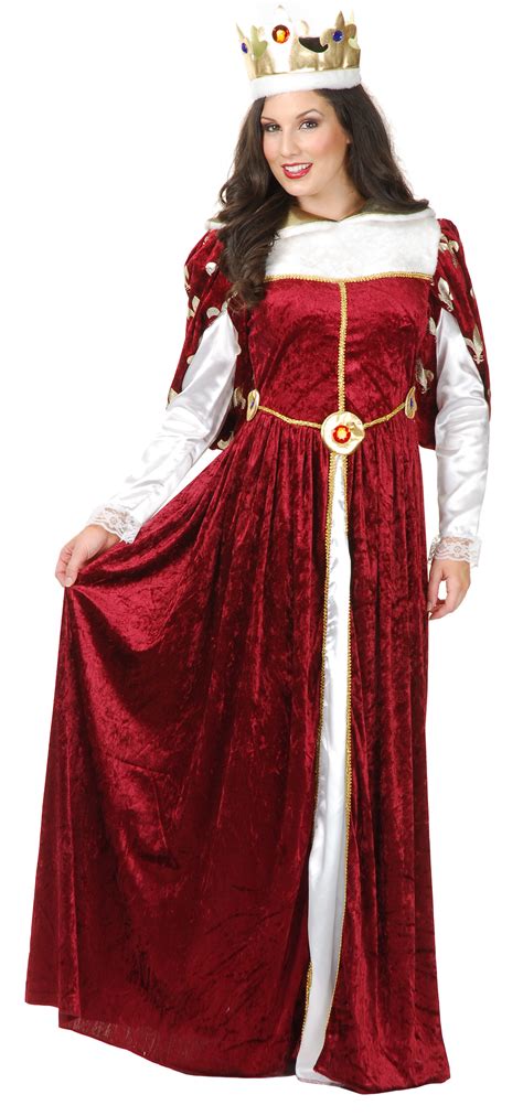 Womens Royal Queen Gown Adult Costume - Mr. Costumes