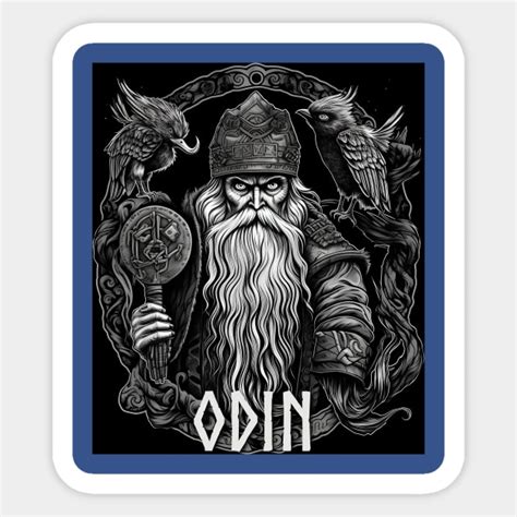 Odin Allfather God Norse Mythology Asgardians - Ragnarok - Sticker ...