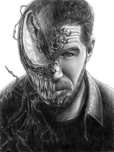 Venom Marvel Realisticdrawing Venomdrawing Marveldrawing Mcu | Images ...