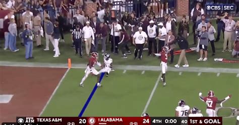 Texas A&M gets crushed for final play-call in the loss against Alabama