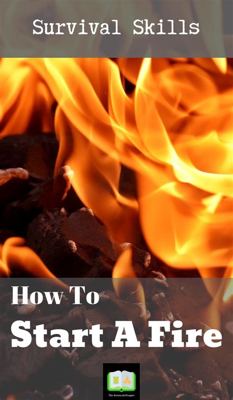 Survival Skills- 4 Ways to Start a Fire (Or Not) | Survival food, Survival skills, Survival ...